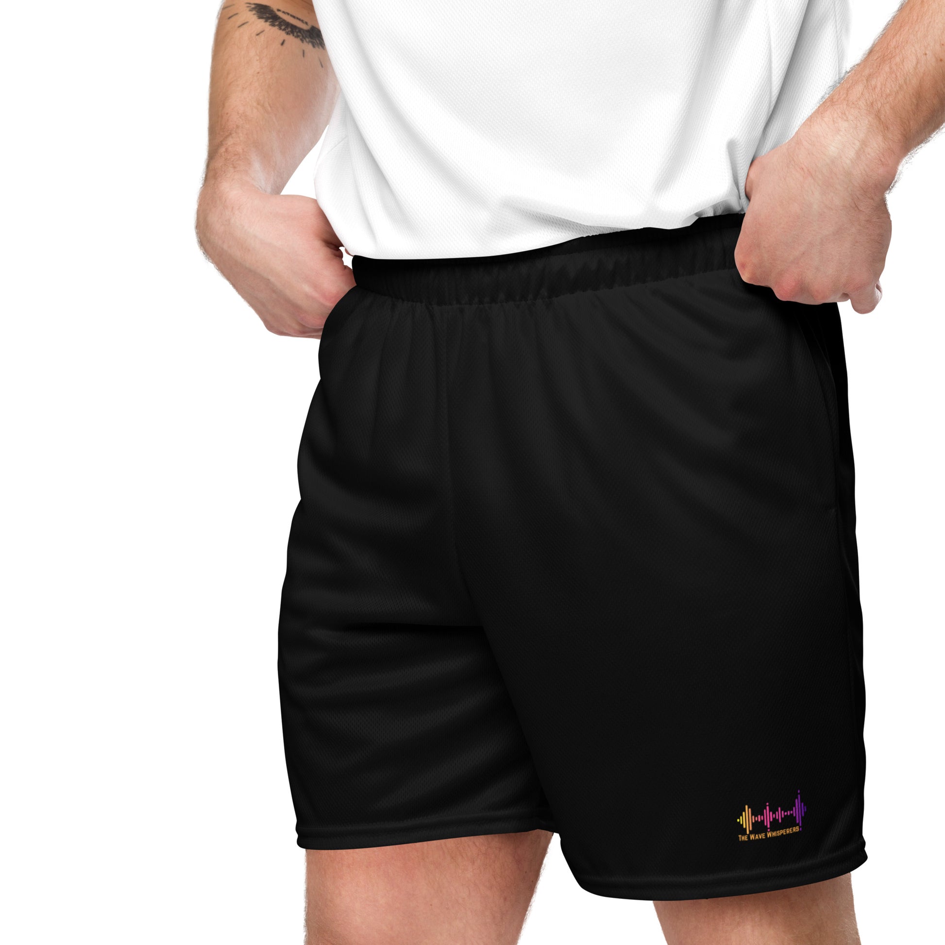 Unisex Mesh Sport Shorts - The Wave Whisperers     