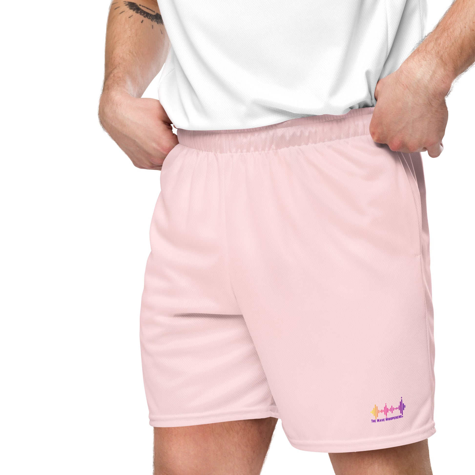 Unisex Mesh Sport Shorts - The Wave Whisperers     