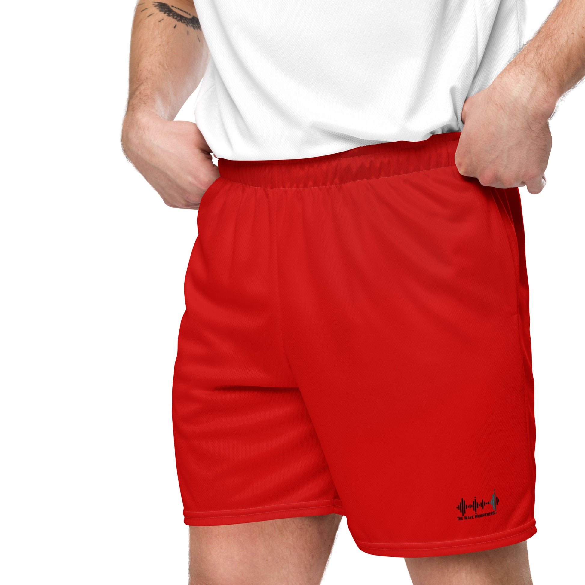 Unisex Mesh Sport Shorts - The Wave Whisperers     