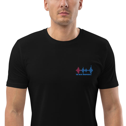 Unisex organic cotton t-shirt | Embroidered Logo - The Wave Whisperers     