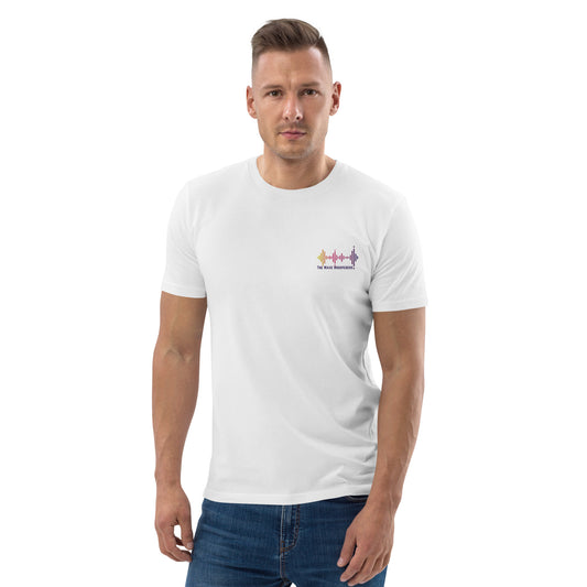 Unisex organic cotton t-shirt | Embroidered Logo - The Wave Whisperers     